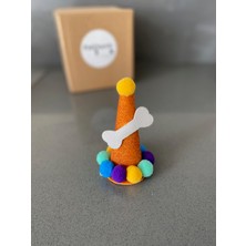Patisserie Store Köpekler Için Doğum Günü Seti-Happy Orange Kit- Pasta, Tasarım Pasta Süsü ,doğum Günü Şapkası