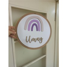 Çocuk ve Bebek Odası Harf Kapı ve Duvar Süsü Pano Isimlik