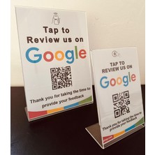 Aktap NFC Google Review Stand English