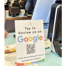 Aktap NFC Google Review Stand English