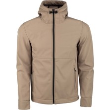 VAV Wear SHELLDT01 Tactical Outdoor Softshell Erkek Mont Bej Renkli Su İtici Kumaş ile Konforlu Kullanım