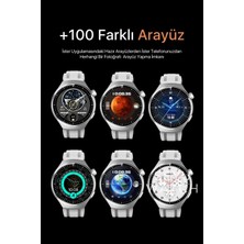 Wair Teknoloji Watch 4 Pro Plus Yeni Model Akıllı Saat Cüzdan ve 2 Kordon Hediyeli Tüm Telefonlara Uyumlu Amoled