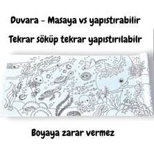 Lino Yapışkanlı Boyama Rulosu Sea World 200X30 cm