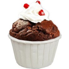 Parti Dükkanım Beyaz Muffin Kek Kapsülü (25 Adet)