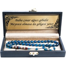 Kalemhane Özel Işçilik Nakkaş Imame Sıkma Kehribar Tesbih