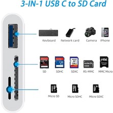 S-Line Lightning (Iphone) Kart Okuyucu 3in1 Sd/tf/usb