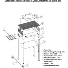 Mss Fm Grill Mangal Izgara Premium R 67x40 cm