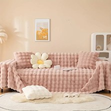 Baladi Home Kalın Peluş Klasik Kürklü Koltuk Örtüleri (1 Adet) Uçlu Koltuk Örtüsü Için Parça Ölçüsü 160 x 300 cm