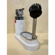 Plus Home Sıvı Sabunluk Fırçalı Beyaz