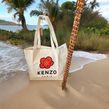 Kenzo Plaj ve Günlük Kullanım Için Kadın Çntası Genişlik 48- Derinlik- 38 Vintage