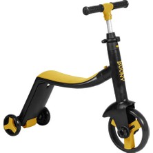 Boony Sarı Çocuk Scooter-Bisiklet 1 Ürün 3 Özellik 50 kg Taşıma Kapasiteli