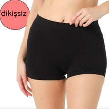 Dantel By Mls Dantel Fit Dikişsiz Şort Boxer Siyah