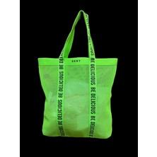 Dkny Dkn-Donna Karan Fileli-Plaj-Çantası-Genişlik-42-Derinlik-43-Cm Büyük Boy Vintage