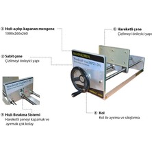 Manpa MP21-20-600 Hızlı Kapma Ahşap Çalışma Mengenesi