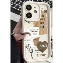 Musal iPhone 12 Kılıf Kamera Korumalı Baskılı Arka Yüzey Klas Kapak