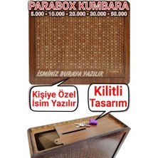 Kumi Parabox Kumbara Isteğiniz Doğrultusunda Üzerine Isim Yazılır, Talebinize Göre Kilitli Veya Kilitsiz