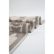 Nikar Home Yaprak Model, Modern Pamuk Paspaslar, Kaymaz Taban, Şık ve Dayanıklı