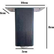 DS Yapı Kale Ayarlı Ahşap Ayak Mobilya Masa ve Dolap Ayağı (8 cm-10 cm-12 cm-15 cm-18 cm-23 cm) (Kayın / Gürgen Ağacı)