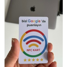 Yorum Kartı Nfc Google Benim Işletmem Yorum ve Puan Kartı Qr ve Pvc