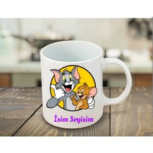 Bella Tom ve Jerry Baskılı Kupa Bardak