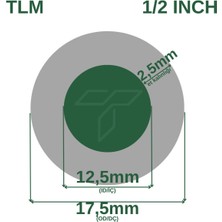 Çelik 50 M Termo Alçak Basınçlı Su Hortumu 50 Metre (12.5 Mm) 50 Metre 7,5 kg