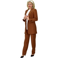 Nazal Kadın Ceket Pantolon Bluz 3 Lü Takım BGL-ST03808