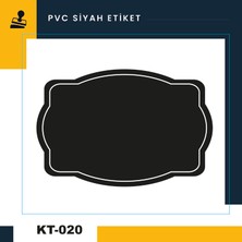Damga Market 10 Adet Silinebilir Pvc Kara Tahtalar 8 cm x 12 cm