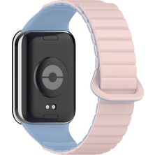 Kupa Xiaomi Redmi Watch 4 Kordon Parça Çizgili Tasarım Yumuşak Spor Görünüm Strap Kayış