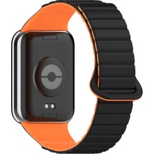 Kupa Xiaomi Redmi Watch 4 Kordon Parça Çizgili Tasarım Yumuşak Spor Görünüm Strap Kayış