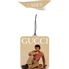 By Meyla Bymeyla Orhan Gencebay Gucci Temalı 5'li Dekoratif Oto Kokusu ve Oto Aksesuarı