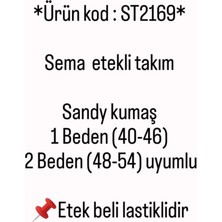 Still Butik Elif Yılmaz Sema Etekli Takım Sandy Kumaş Büyük Beden Tesettür Giyim St2169