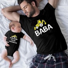 Tshirthane Baba Oğul İnşaat Araçları Zıbın (Tek Ürün Fiyatıdır Kombin Yapmak için 2 Adet Sepete Ekleyiniz)