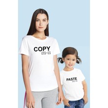 Tshirthane Copy Paste Anne Kız & Oğul tişört (TEK ÜRÜN FİYATIDIR KOMBİN YAPMAK İÇİN 2 ADET SEPETE EKLEYİNİZ)