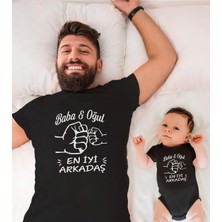 Tshirthane Baba Oğul En Iyi Arkadaş (TEK ÜRÜN FİYATIDIR KOMBİN YAPMAK İÇİN EN AZ 2 ADET SEPETE EKLEYİNİZ)