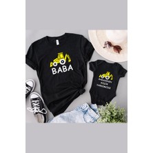 Tshirthane İnşaat Araçları Baba Oğul Kız (TEK ÜRÜN FİYATIDIR KOMBİN YAPMAK İÇİN EN AZ 2 ADET SEPETE EKLEYİNİZ)