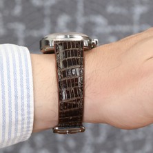 Onywatch Gerçek Kertenkele Derisi 21 mm Deri Saat Kordonu 21 mm Deri Saat Kayışı 21 mm Kordon 21 mm Kayış 21 mm Saat Kordonu