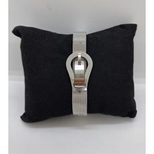 Stainless Steel Hasır Kemer Model Çelik Bileklik