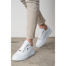 L.A Polo 303 Beyaz Renk Beyaz Tabanlı Unisex Günlük Ayakkabı