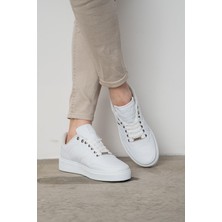 L.A Polo 303 Beyaz Renk Beyaz Tabanlı Unisex Günlük Ayakkabı