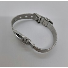 Stainless Steel Hasır Kemer Model Çelik Bileklik
