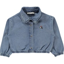 Civil Girls Kız Çocuk Gömlek 2-5 Yaş Mavi