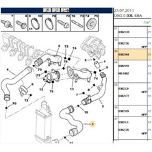 Psa Turbo Borusu 406 (0382N4-R15343)