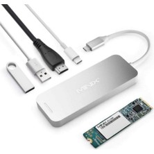 Minix USB-C MULTIPORT SSD 240GB SILVER