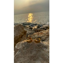 Queen Accessory Çelik Halka Küpe