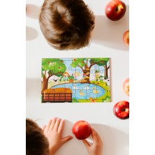 Hoby Games Ahşap 24'Lü Yapboz Piknik Puzzle