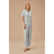 Suwen Sakura Maskülen Pijama Takımı