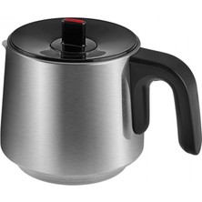 Homend Royaltea 1711h Inox Siyah Çay Makinesi