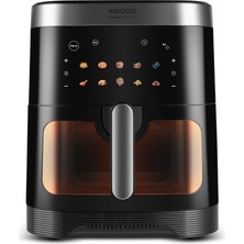Karaca Gourmet Xxxl Smart Screen Inox Cam Hazneli Airfryer