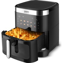 Karaca Gourmet Xxxl Smart Screen Inox Cam Hazneli Airfryer