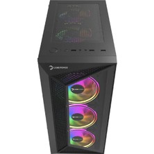 Gamepower Eclipse 4*120MM A-Rgb Fan 500W 80+ Bronze Atx Gaming Kasa